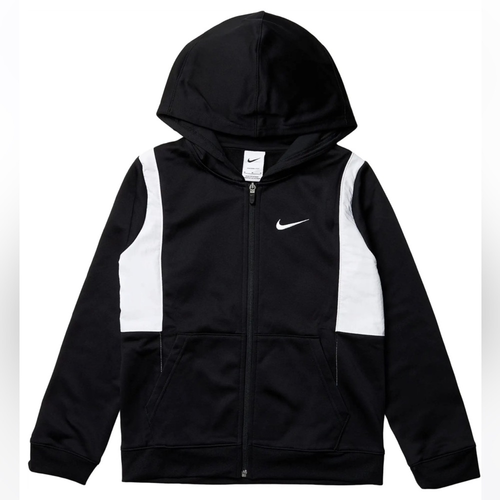 NIKE | Elite Full Zip Hoodie, Black/White